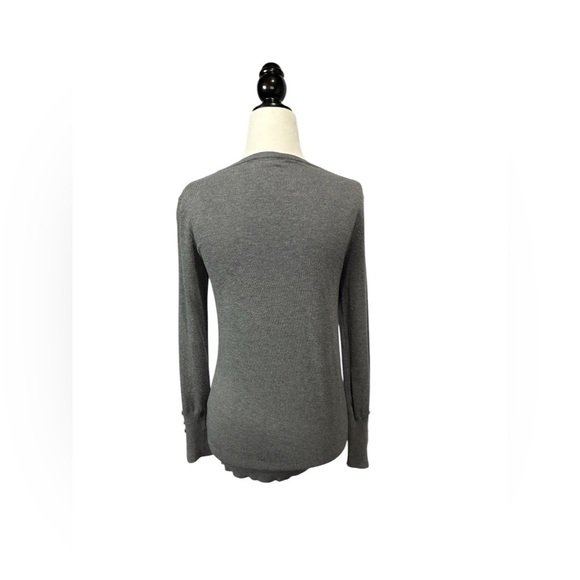 ZARA Knit, Elegant Cardigan With Golden Button Detail, Medium, Grey - Picture 7 of 9